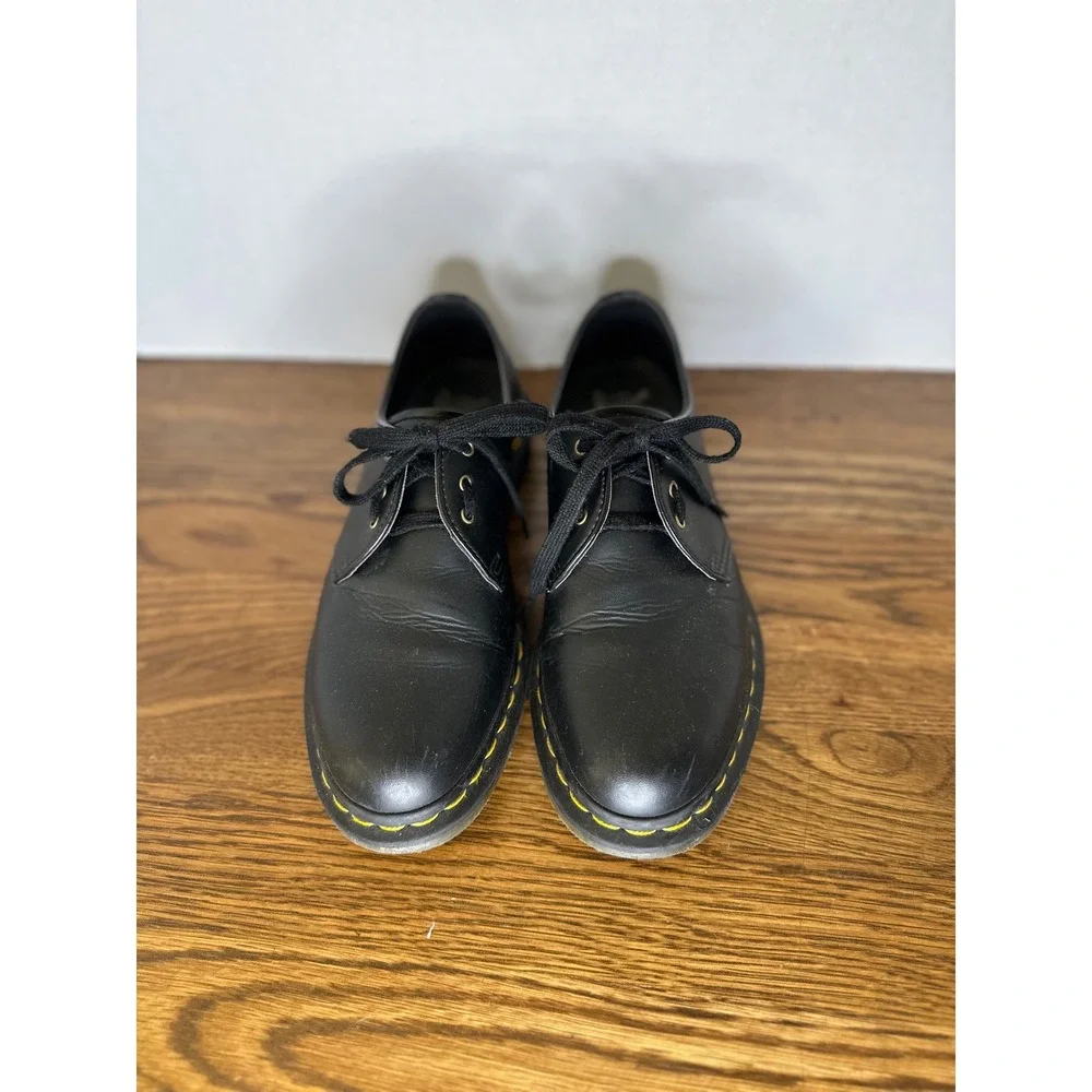 Dr. Martens 1461 Vegan Felix Oxford Shoes Black Matte Mens 7 Womens‎ 8 14046